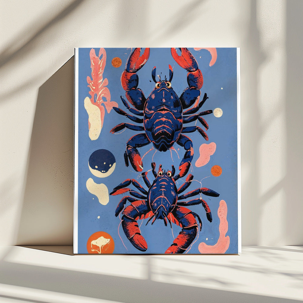 Cosmic Crustaceans | Canvas