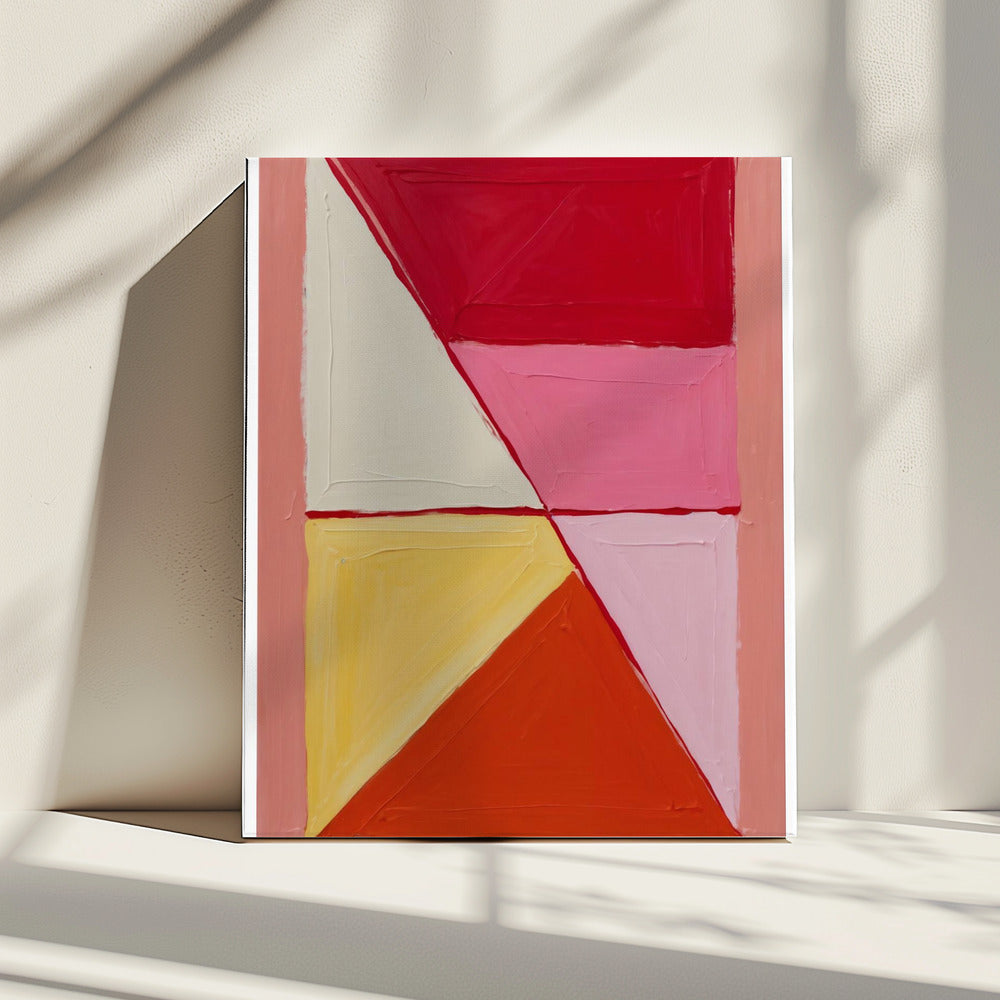 Geometric Warmth | Canvas