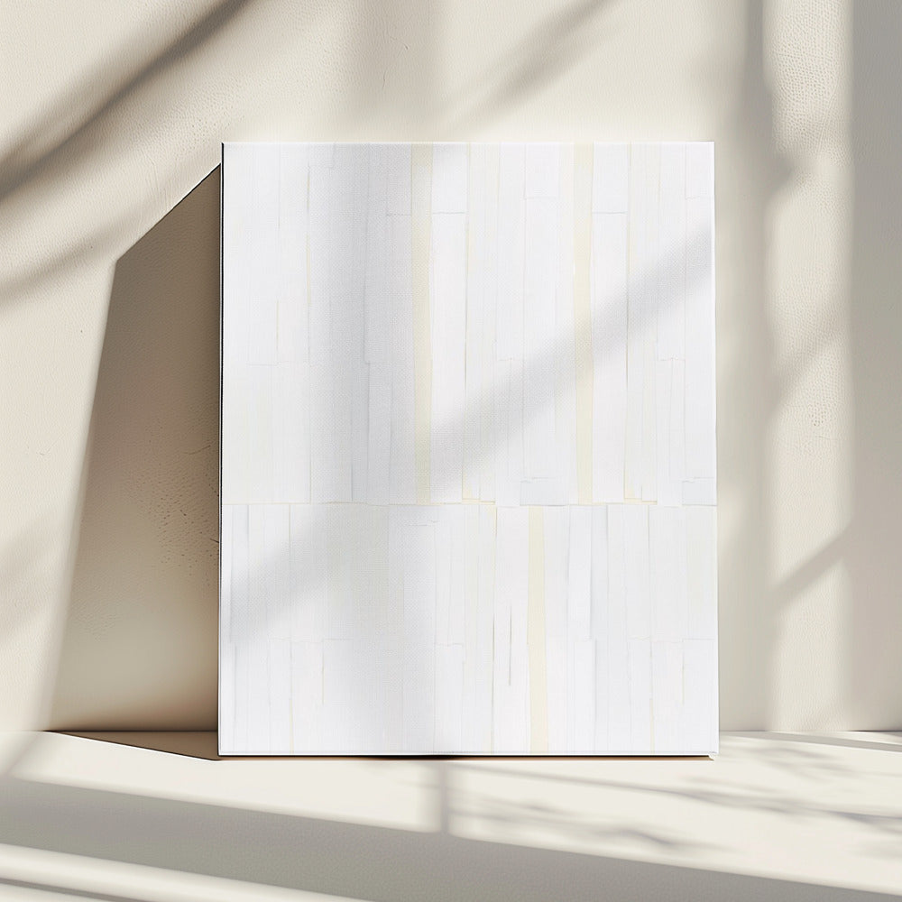 Tactile White On White 1 | Canvas