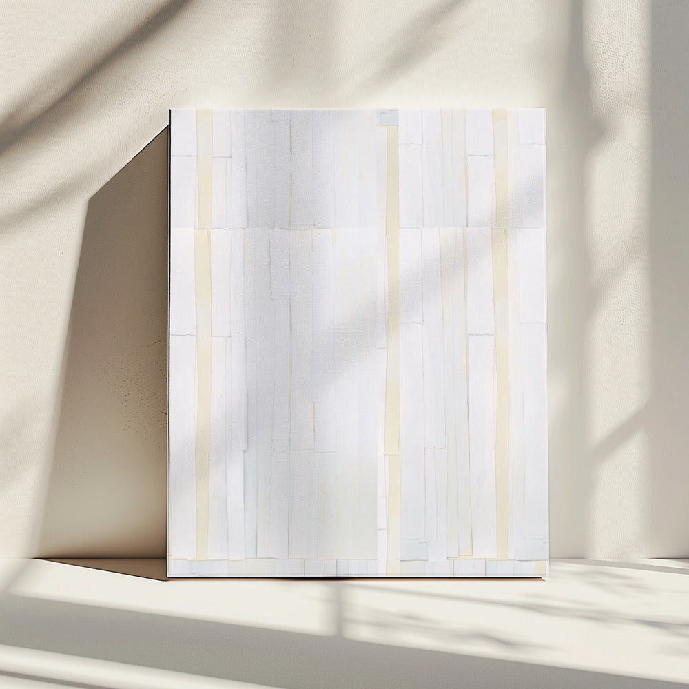 Tactile White On White 3 | Canvas