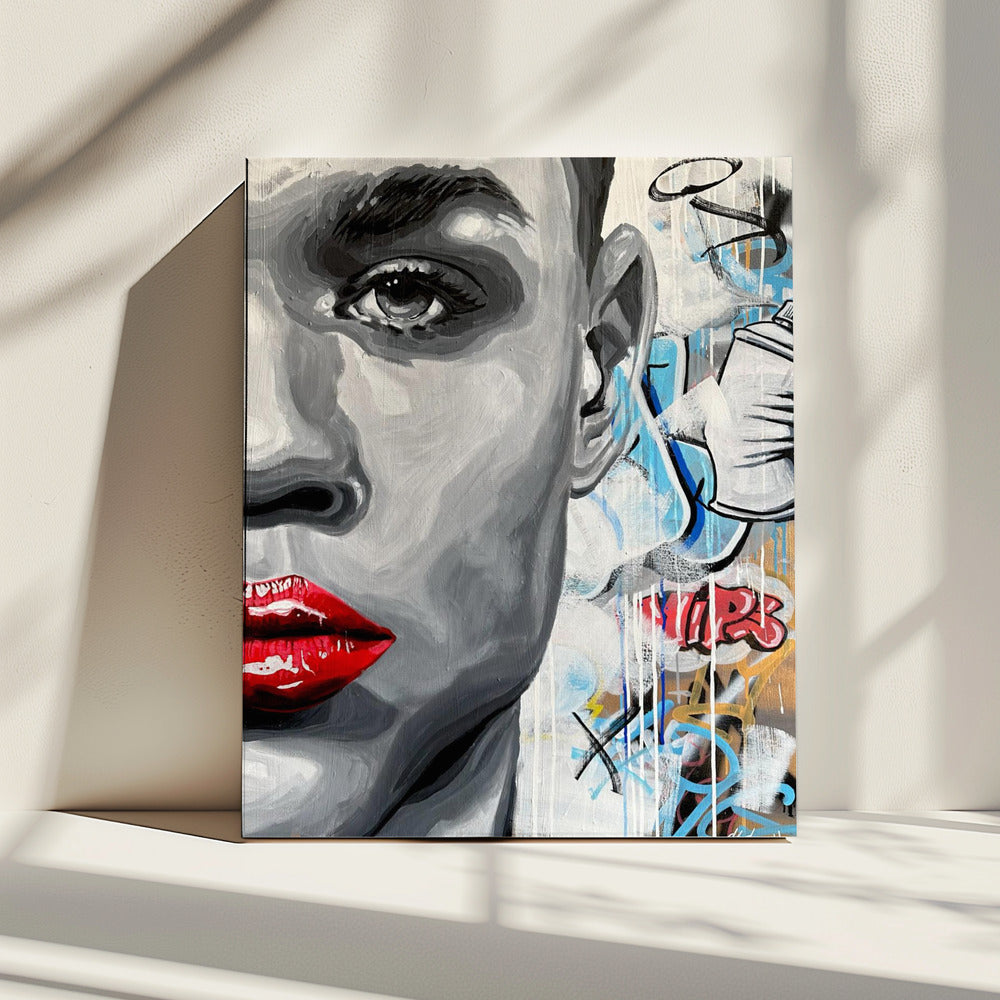 Vivid Graffiti Glance | Canvas