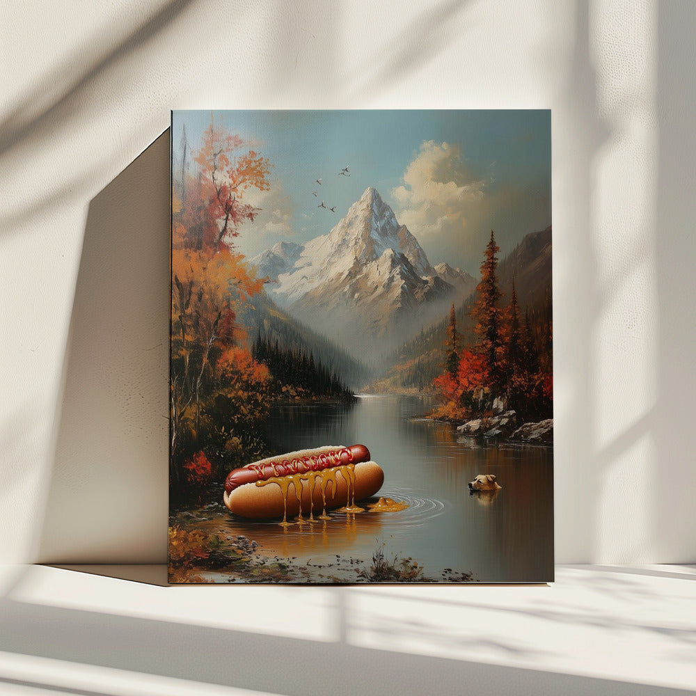 Floating Dogs | Canvas