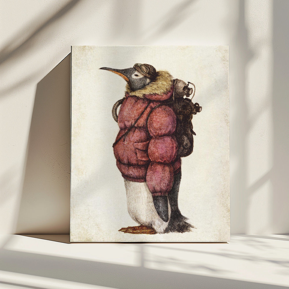 Skybound Penguin | Canvas