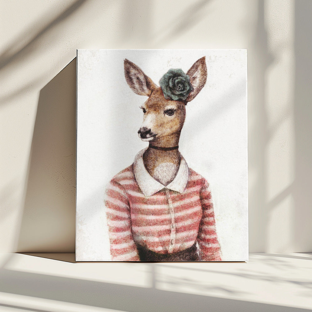 A Deer With A Human Body Shape | Canvas