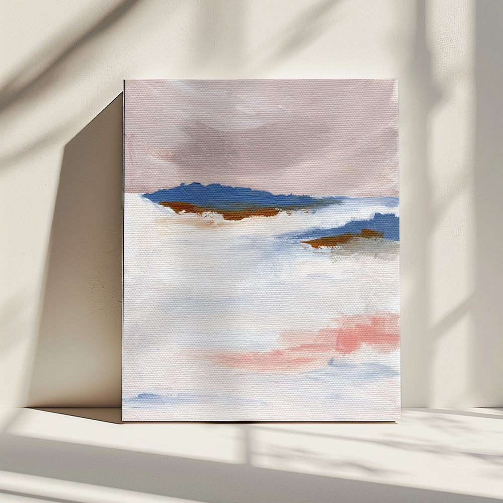 Soft Pastel Tones And Textured Brushstrokes | Canvas