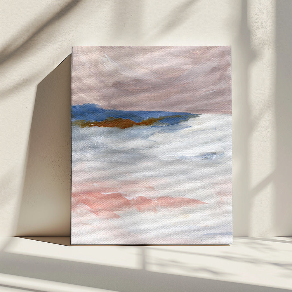 Soft Pastel Tones And Textured Brushstrokes | Canvas