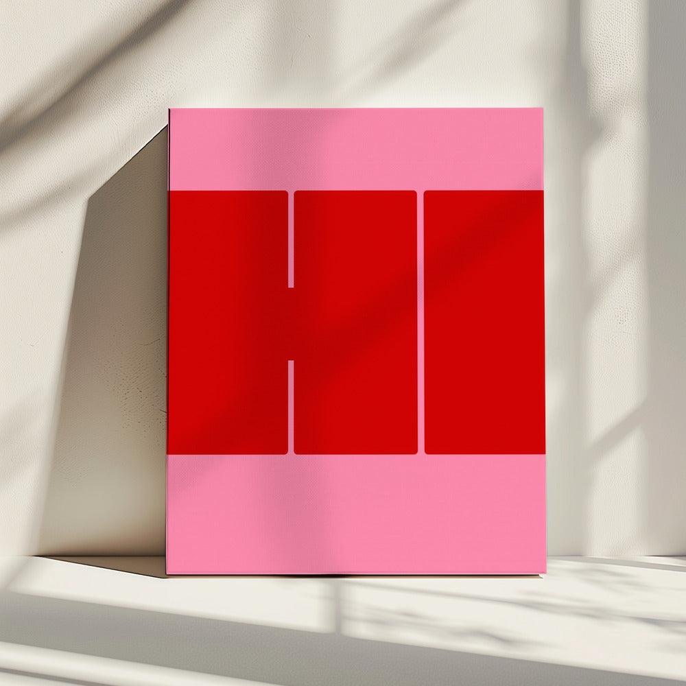 Bold Red Shapes | Canvas