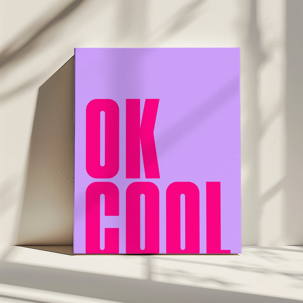 Bold Pink Statement | Canvas