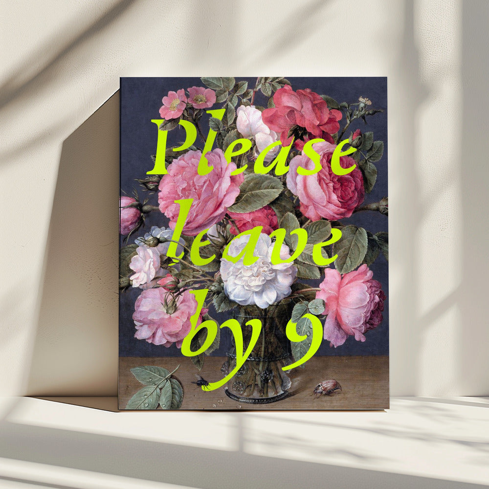 Floral Exit Request | Canvas