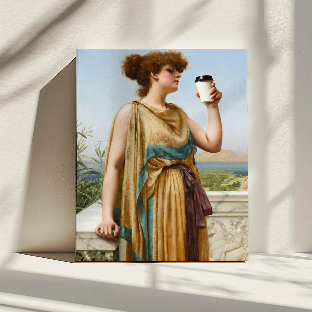 Ancient Brew Moment | Canvas