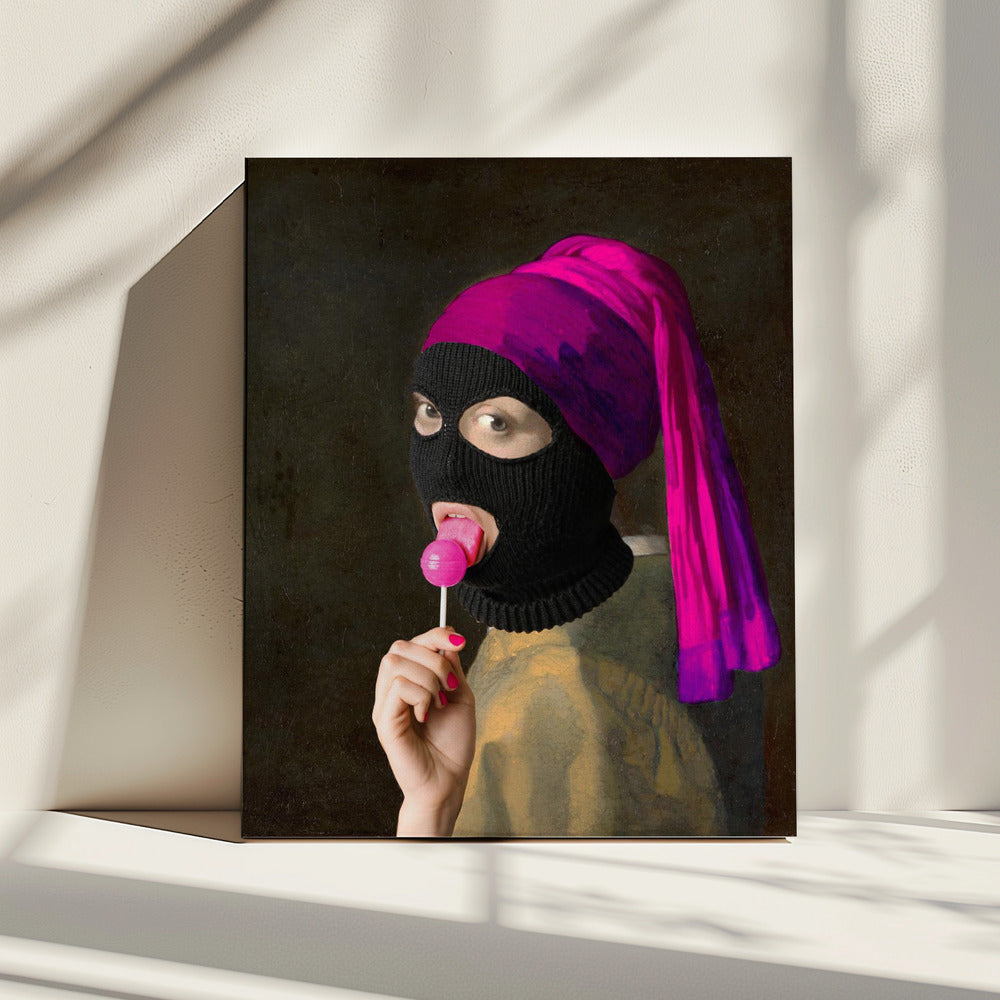 Girl in Balaklava | Canvas