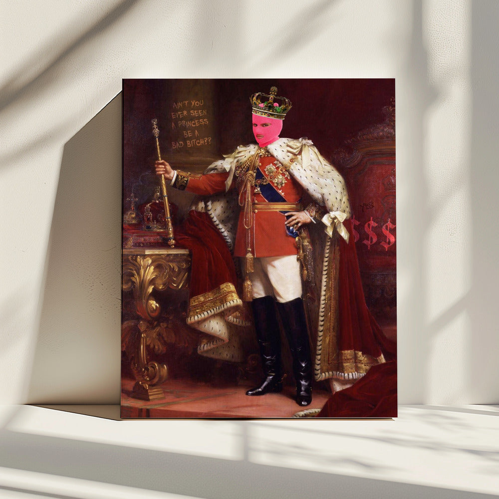 Royal Figure in Regalia | Canvas
