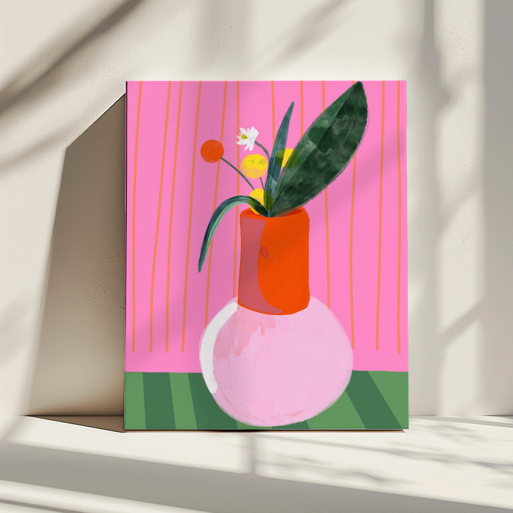 Vibrant Vase Display | Canvas