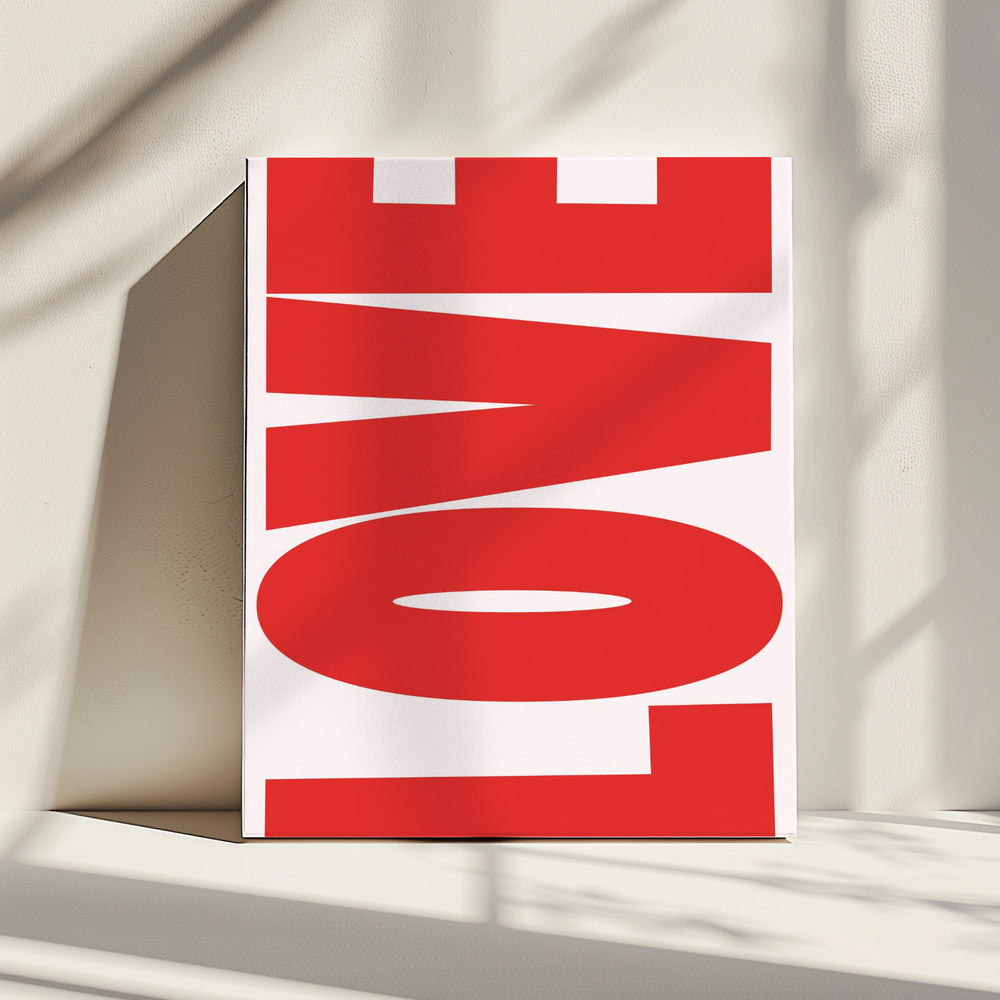 Bold Red Message | Canvas