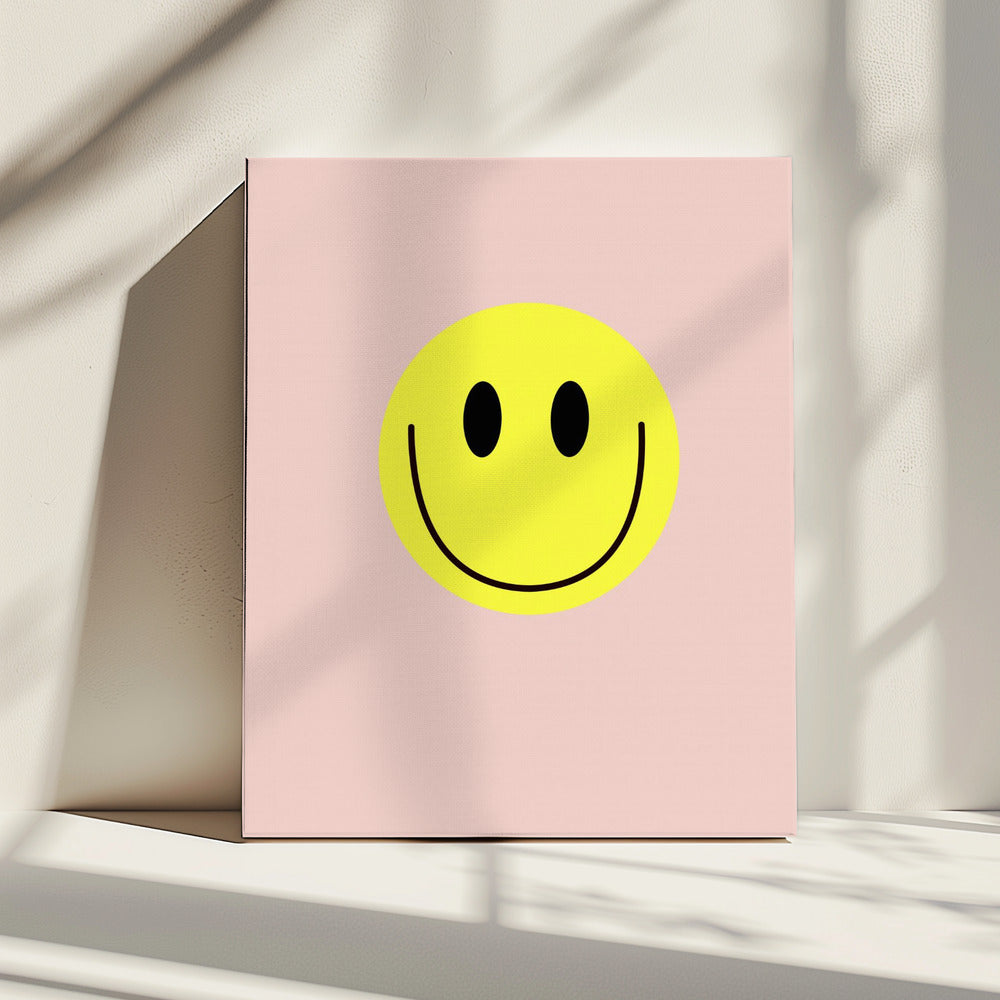 Yellow Smiley Face | Canvas