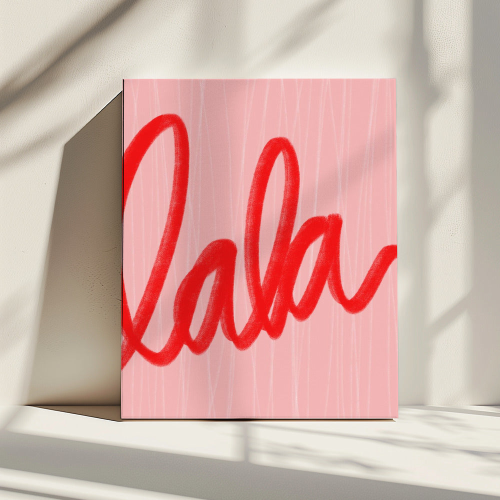 Lively Red Whispers | Canvas