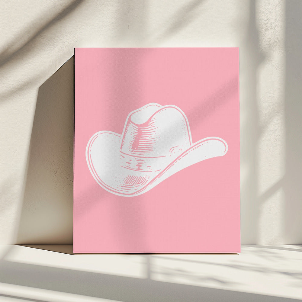 Pink Cowboy Hat | Canvas