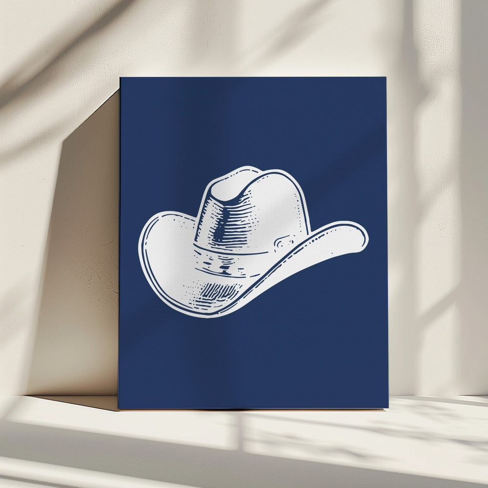 Navy Blue Cowboy Hat | Canvas