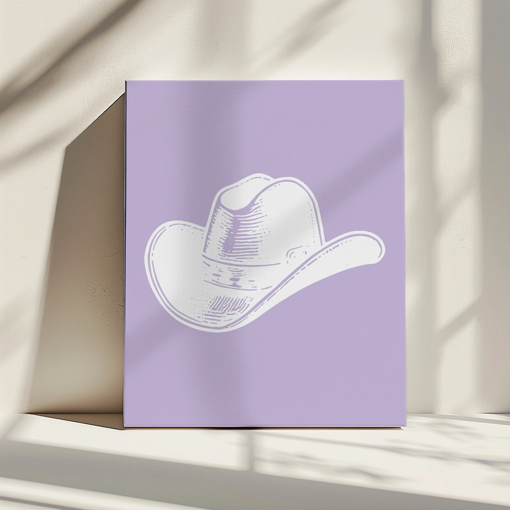 Purple Cowboy Hat | Canvas