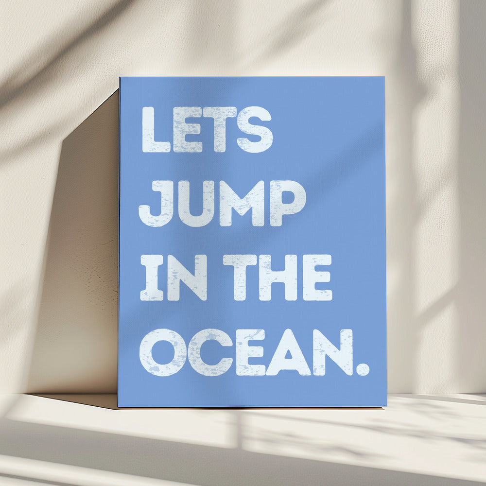 Jump In the Ocean | Canvas