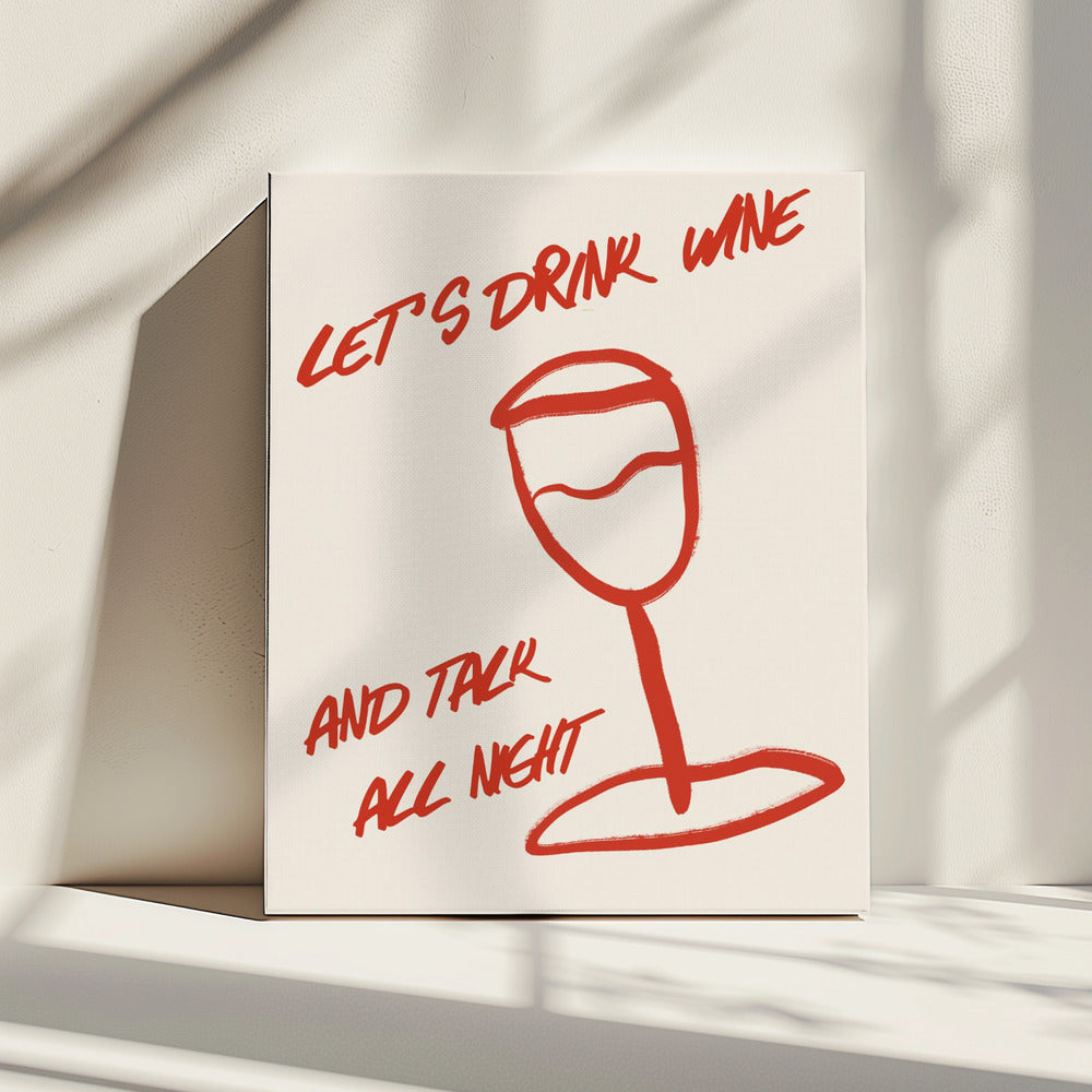 Wine &amp; Words Unwind | Canvas