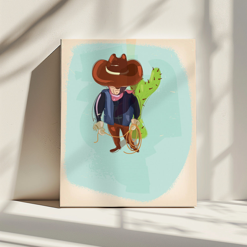 Texas Cowboy | Canvas