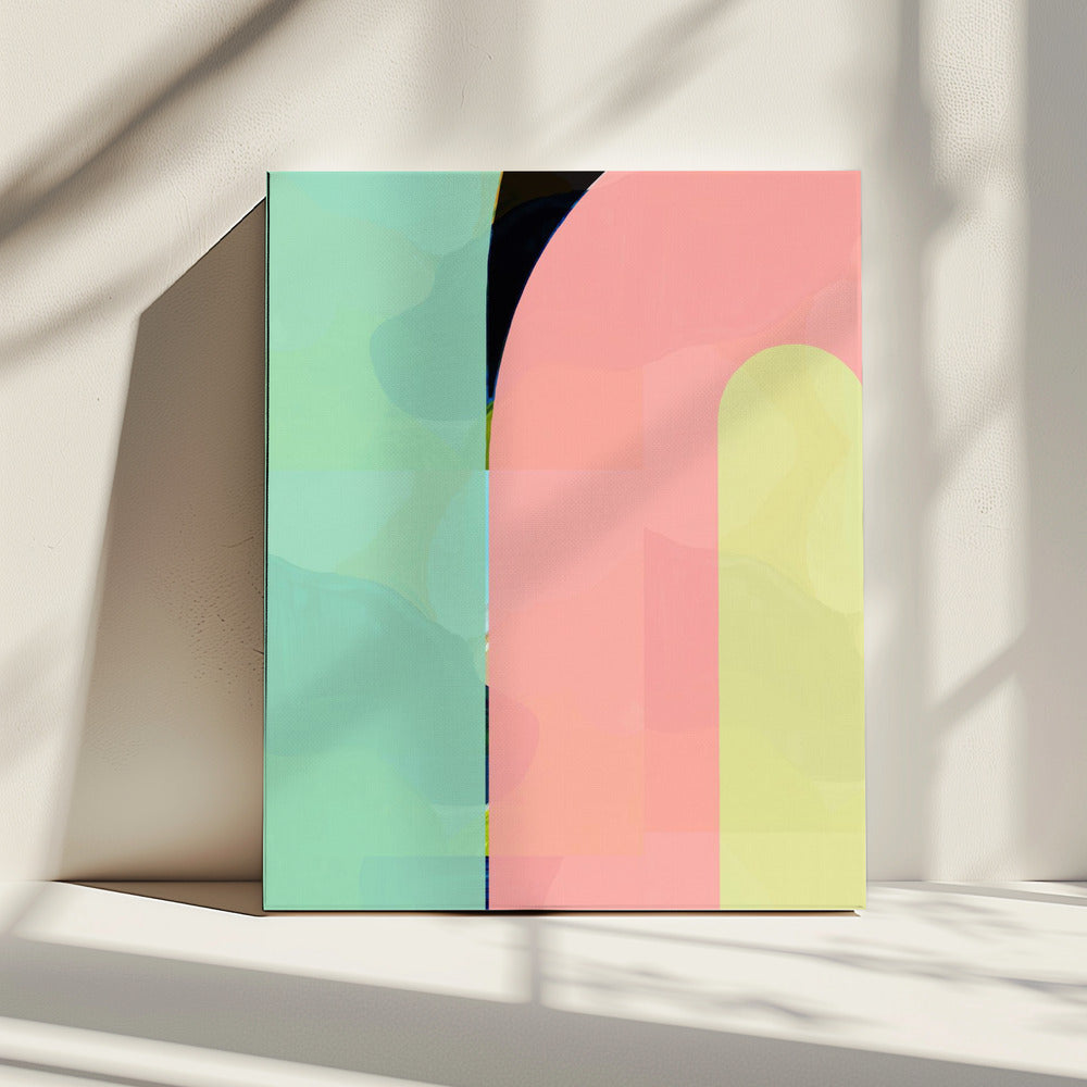 Pastel Curves | Canvas