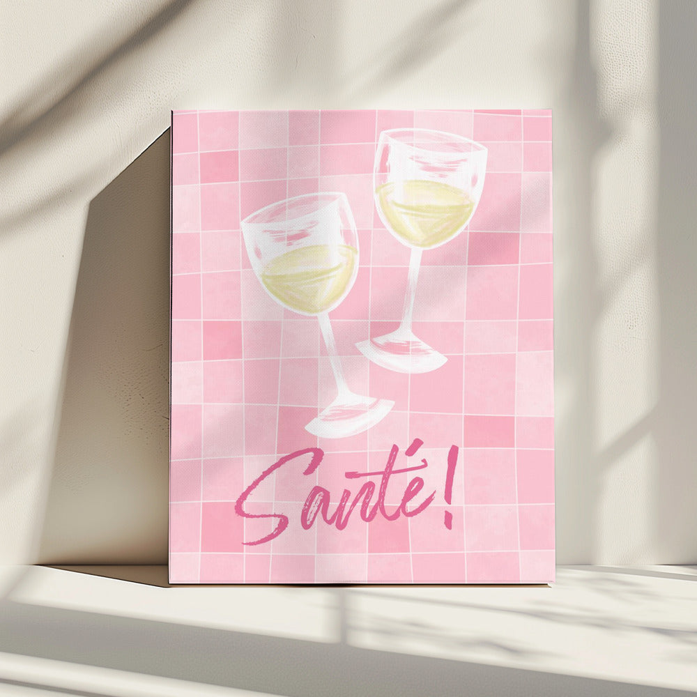 Cheers in Pink! | Canvas