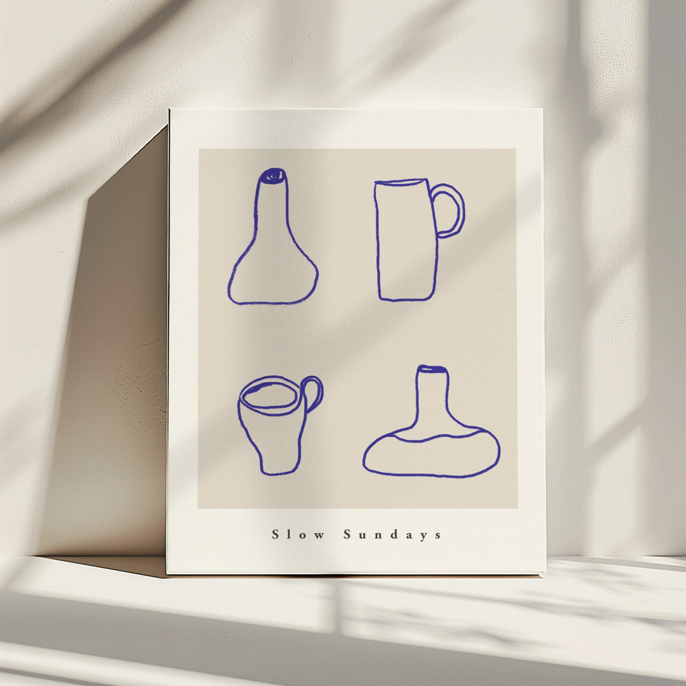 Abstract Pottery Lines | Canvas