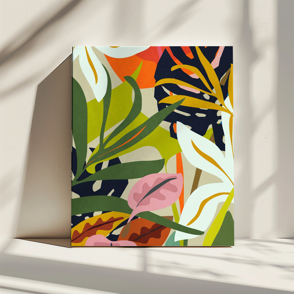 Jungle Abstract Pattern | Canvas