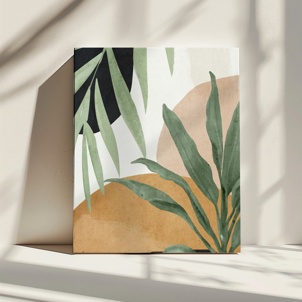 Abstract Art Tropical Leaves | Canvas