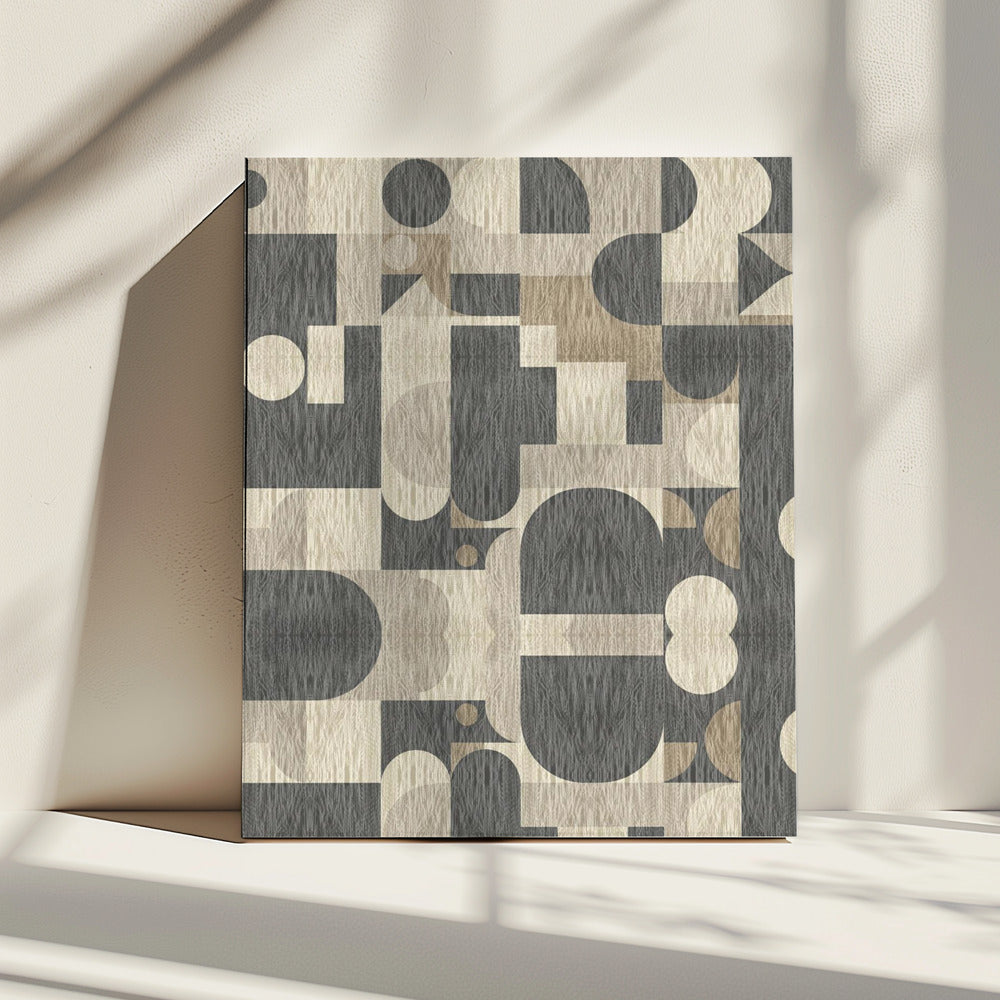 Geometric Pattern with Various Shapes | Canvas