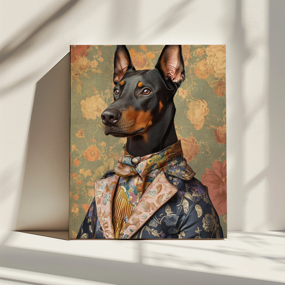 The Distinguished Doberman | Canvas