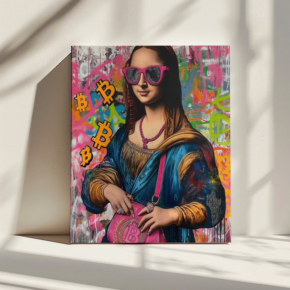 Monalisa Bitcoin | Canvas