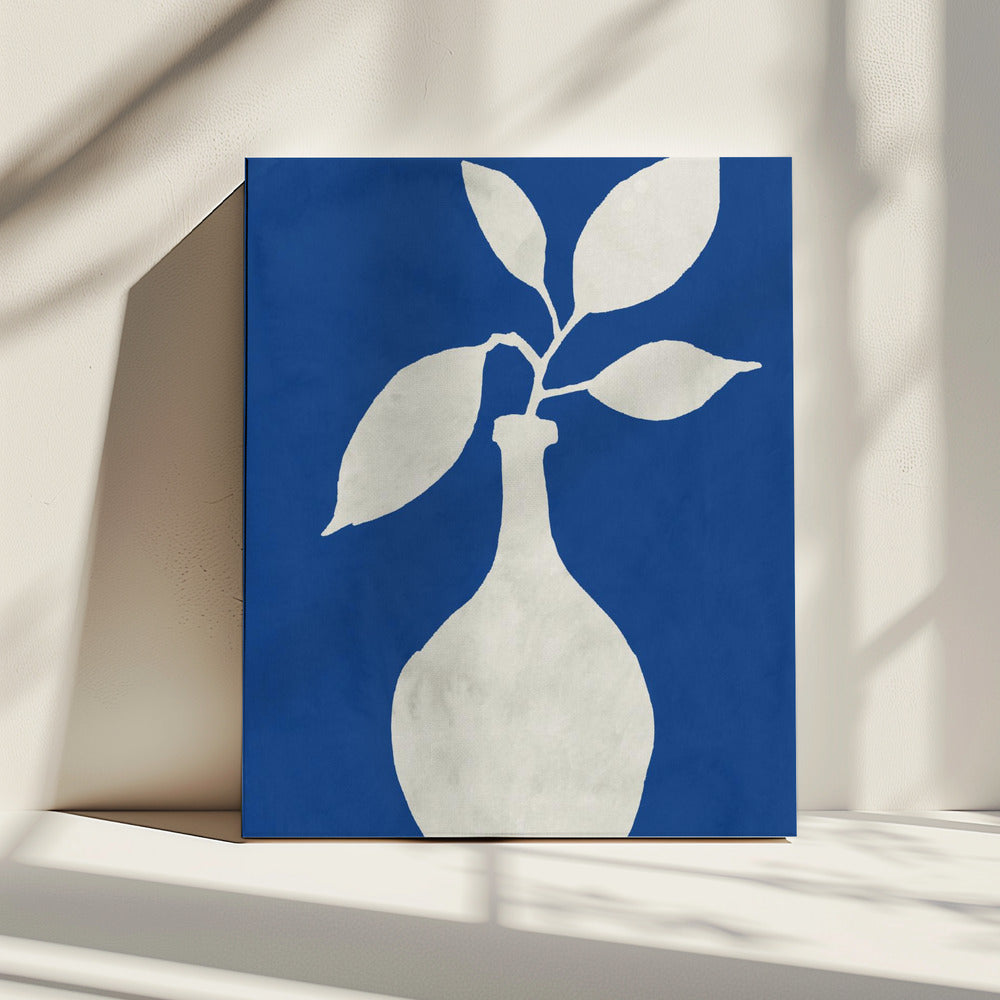 White Vase Silhouette | Canvas