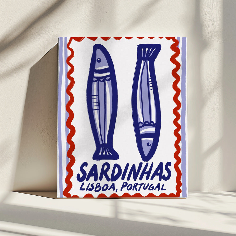Lisbon Sardines Delight | Canvas