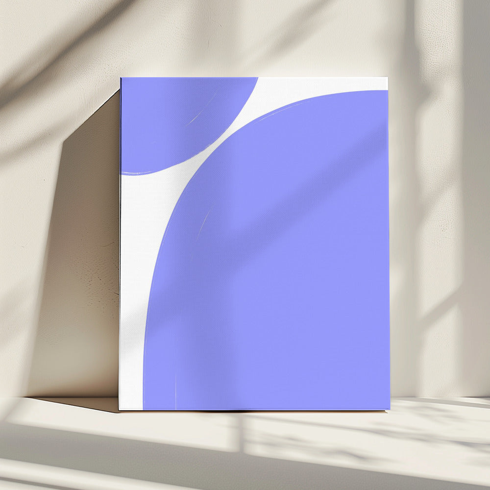 Soft Purple Curves | Canvas