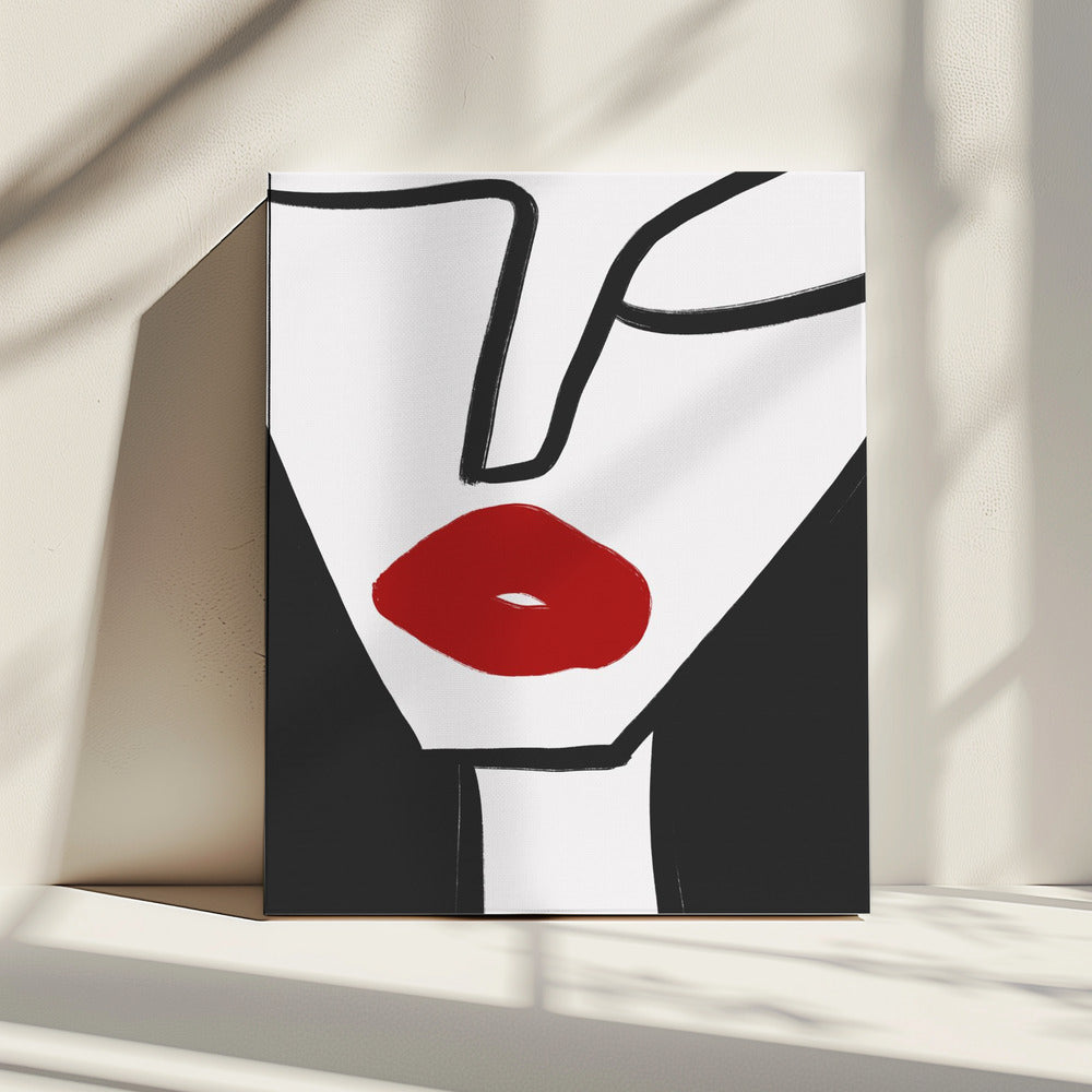 Bold Red Lips | Canvas