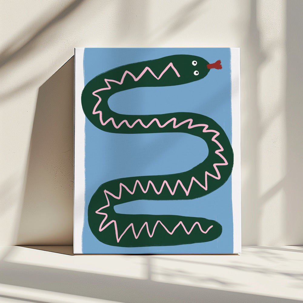Wiggly Serpent Tale | Canvas