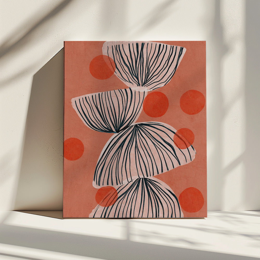 Crimson Whimsy | Canvas