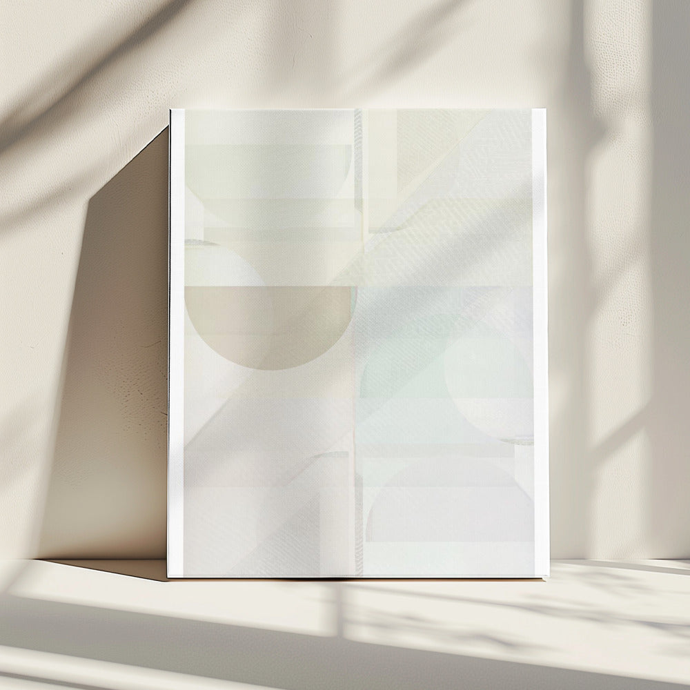 Ivory and Stone Spheres | Canvas