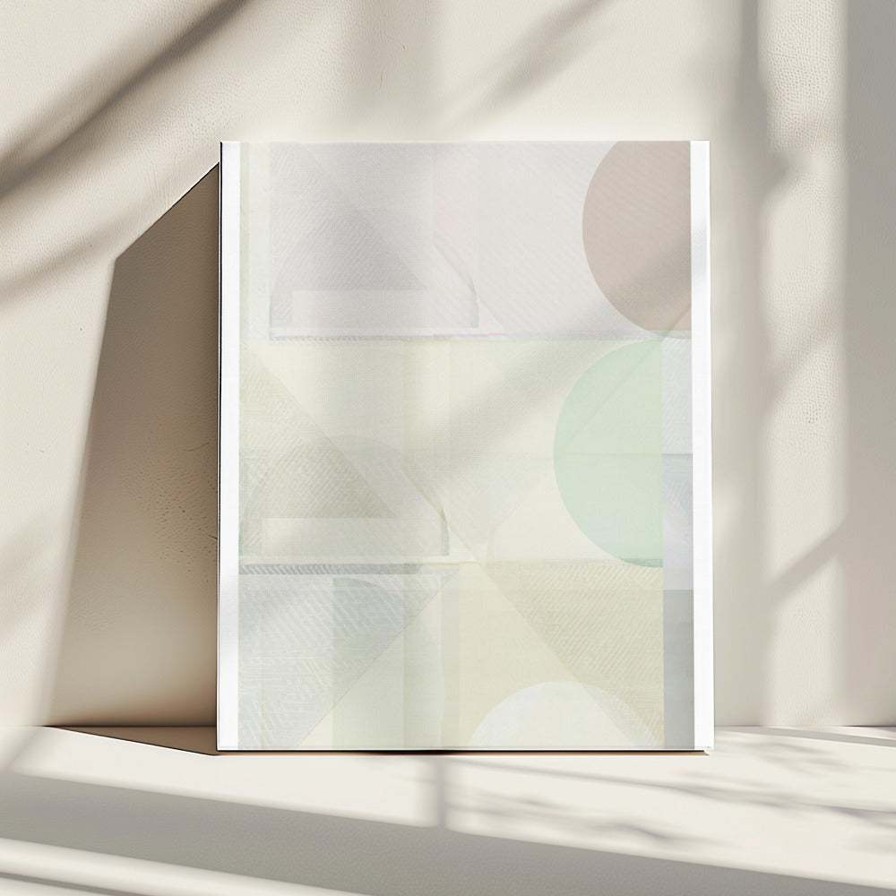 Ivory and Stone Spheres | Canvas