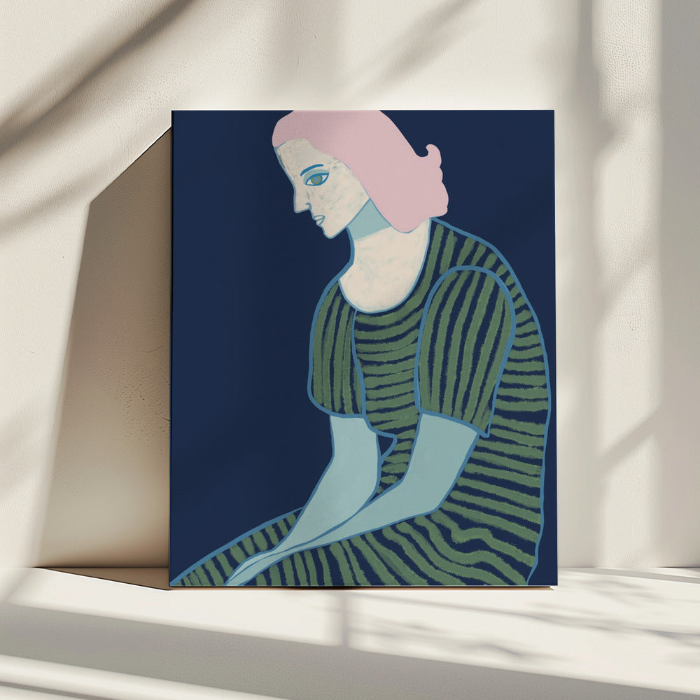 Lady sitting | Canvas