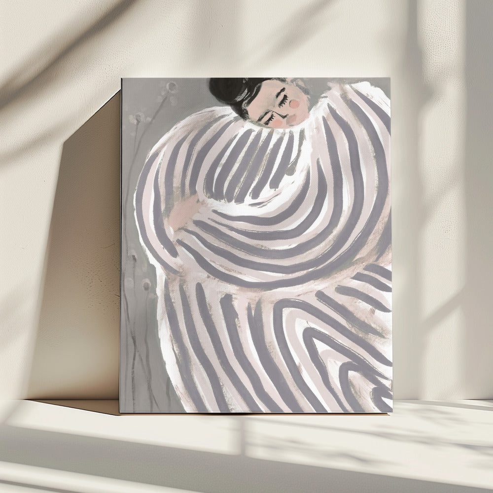 Striped Serenity | Canvas