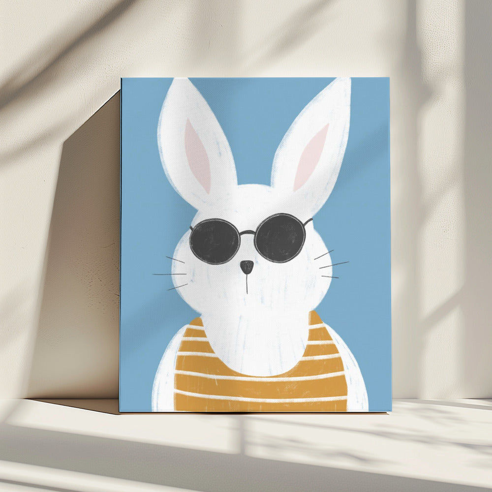 Summer bunny vintage | Canvas