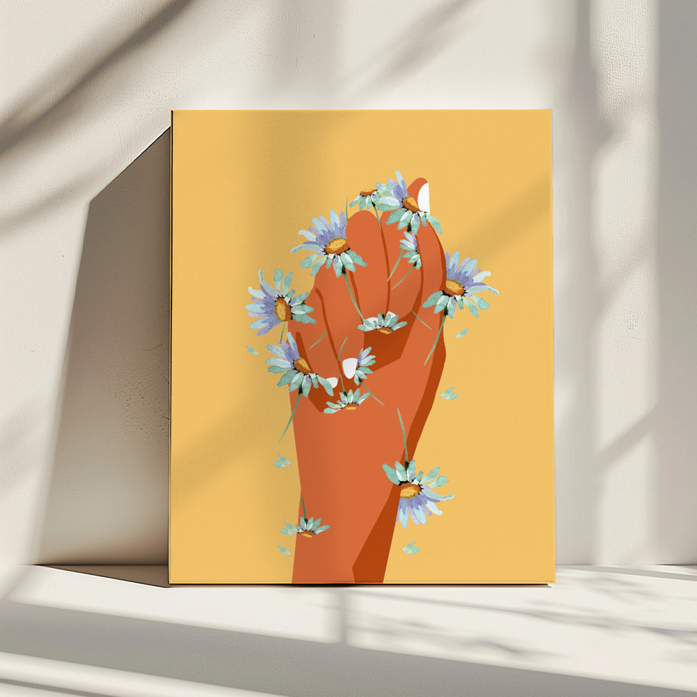 Flower Fist | Canvas