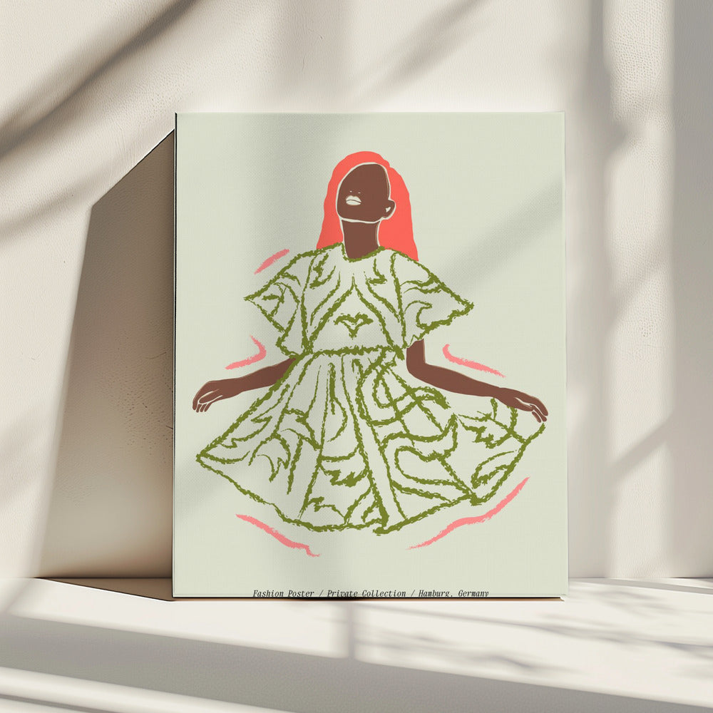 Elegance in Green | Canvas