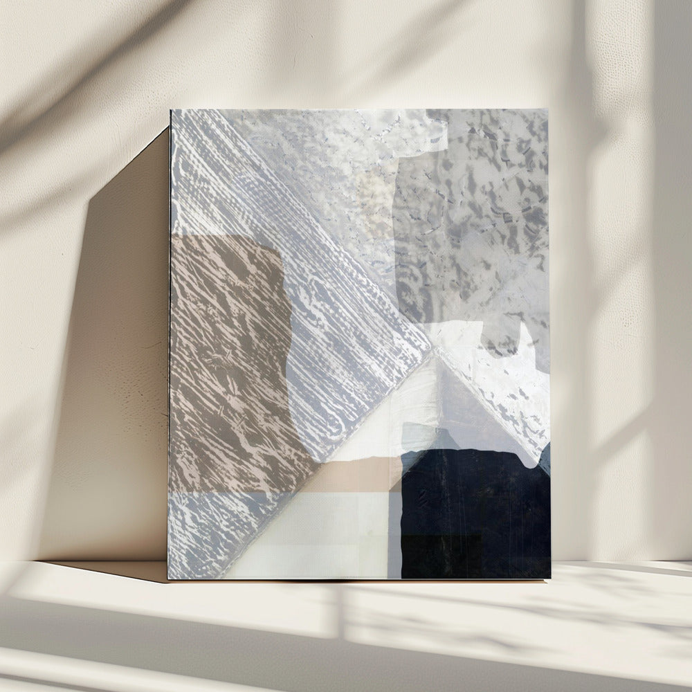 Fragmented Form in White | Canvas