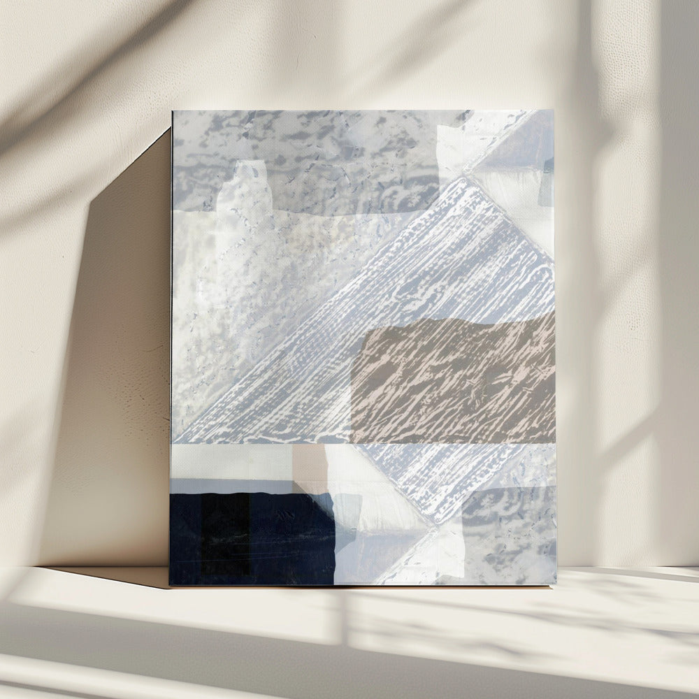 Fragmented Form in White | Canvas