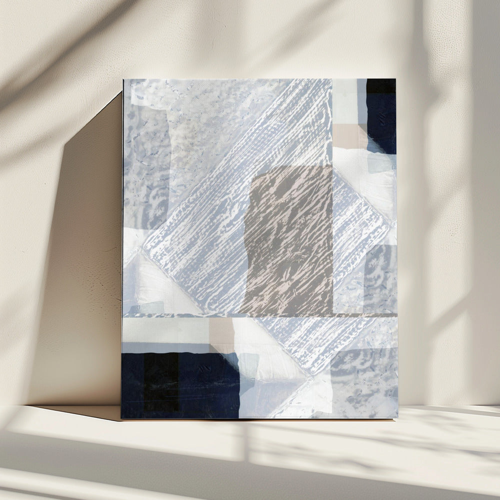 Fragmented Form in White | Canvas